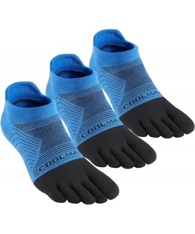 Coolmax Toe Socks for Women and Men No Show Low Cut High Performance 5 Finger Running Socks Athletic Wicking 3 Pack Blue $17....