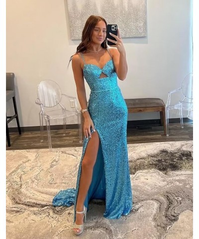 Women's Spaghetti Strap Sequin Prom Dress Long Sweetheart Corset Aline Formal Evening Gown PU094 Champagne $39.77 Dresses