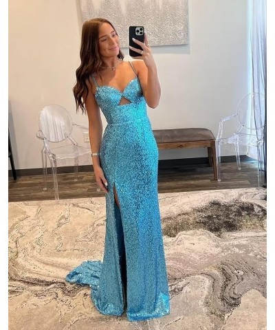 Women's Spaghetti Strap Sequin Prom Dress Long Sweetheart Corset Aline Formal Evening Gown PU094 Champagne $39.77 Dresses