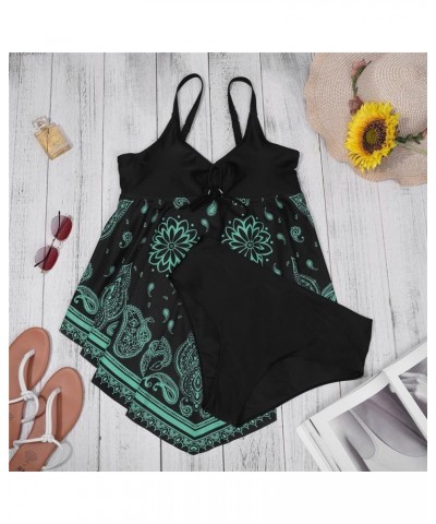 Women's Bikini Sets Plus Size Printed Sexy Backless One-Piece Swimsuit Bathing Suit Swimmwear Y1black $13.16 Swimsuits