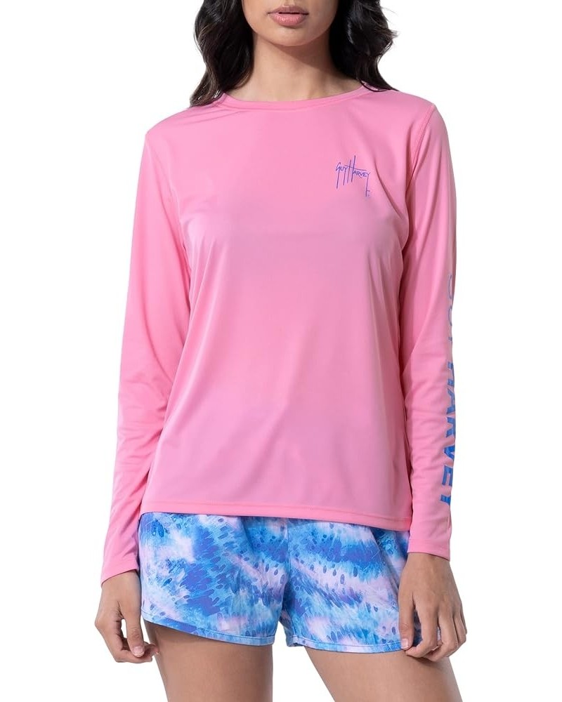 Women's Long Sleeve Performance Sun Protection Shirt UPF 50+ Sachet Pink $12.74 Activewear