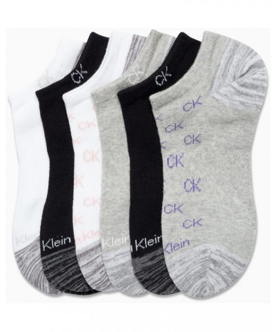 Women’s Socks – Cushion No Show Socks (6 Pack) Grey Ck Logo $16.82 Socks