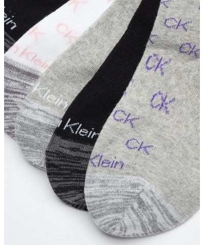 Women’s Socks – Cushion No Show Socks (6 Pack) Grey Ck Logo $16.82 Socks