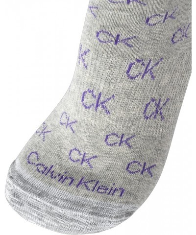 Women’s Socks – Cushion No Show Socks (6 Pack) Grey Ck Logo $16.82 Socks