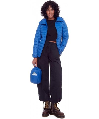 Women’s Vegan Down Packable Puffer - Lightweight, Weather-Resistant Jacket With Hood For Women with Carry Bag Cobalt $35.07 J...