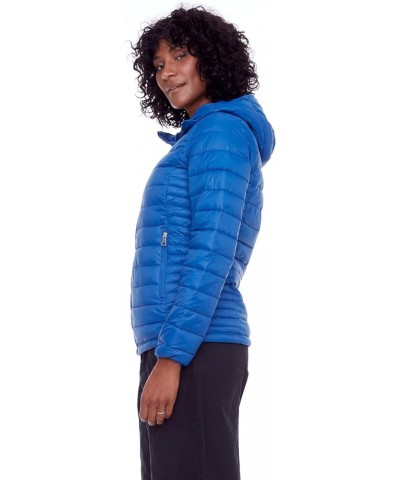 Women’s Vegan Down Packable Puffer - Lightweight, Weather-Resistant Jacket With Hood For Women with Carry Bag Cobalt $35.07 J...