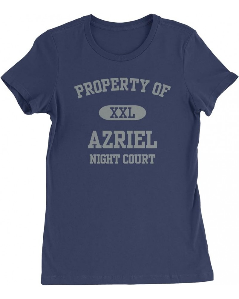 Property of Azriel ACOTAR Womens T-Shirt Navy Blue $14.49 Activewear