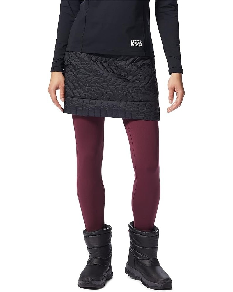 Women's Trekkin Insulated Mini Skirt BLACK $31.62 Skirts