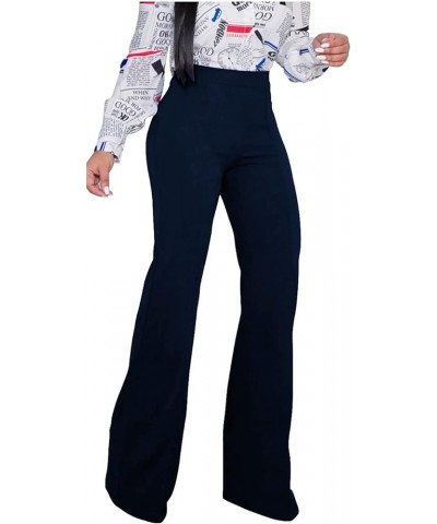 Women High Waisted Dress Pants Work Trousers Slacks Bottoms Casual Pull On Long Stretch Solid Office Business Black $18.19 Pants