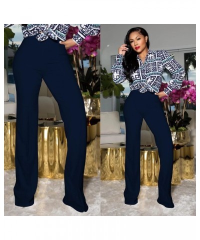 Women High Waisted Dress Pants Work Trousers Slacks Bottoms Casual Pull On Long Stretch Solid Office Business Black $18.19 Pants