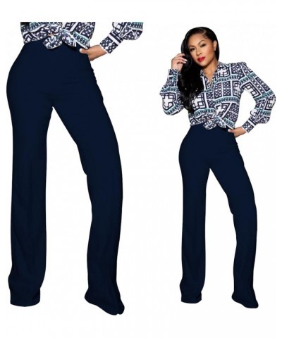 Women High Waisted Dress Pants Work Trousers Slacks Bottoms Casual Pull On Long Stretch Solid Office Business Black $18.19 Pants