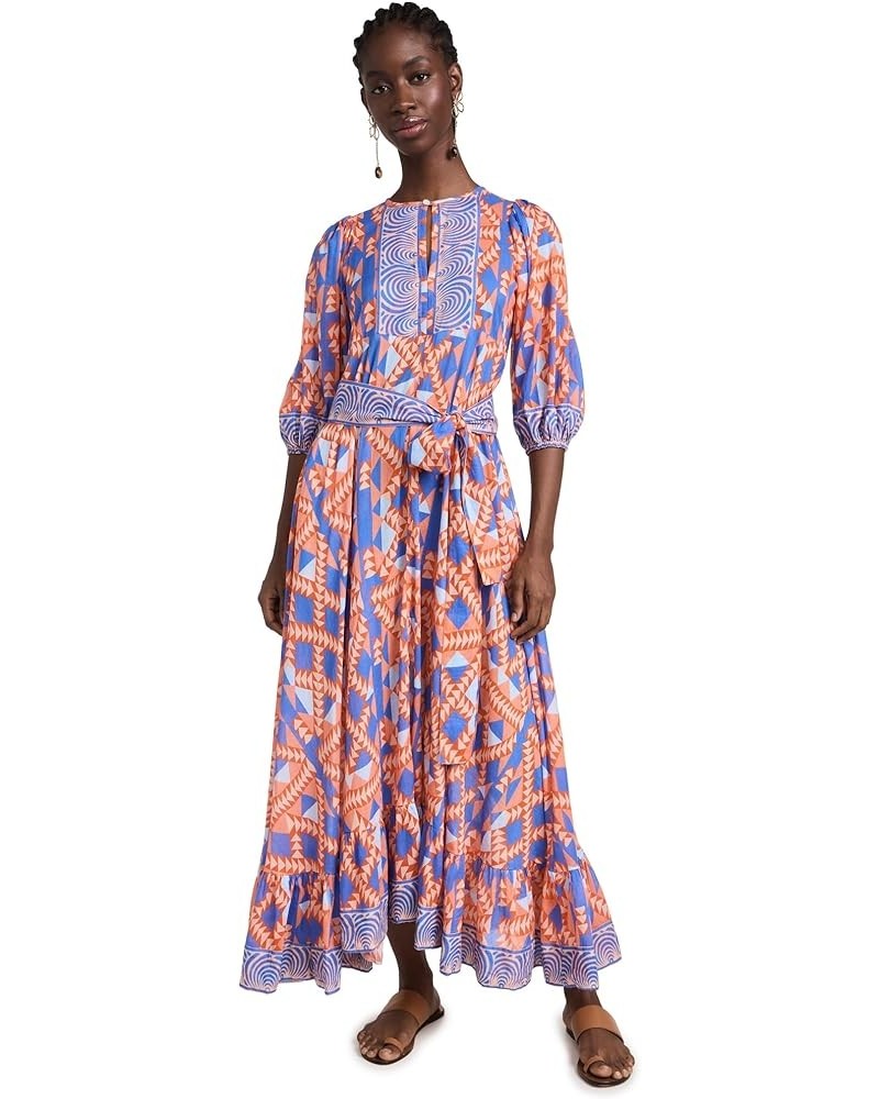 Women's House Dress Grecian Geo $109.20 Dresses