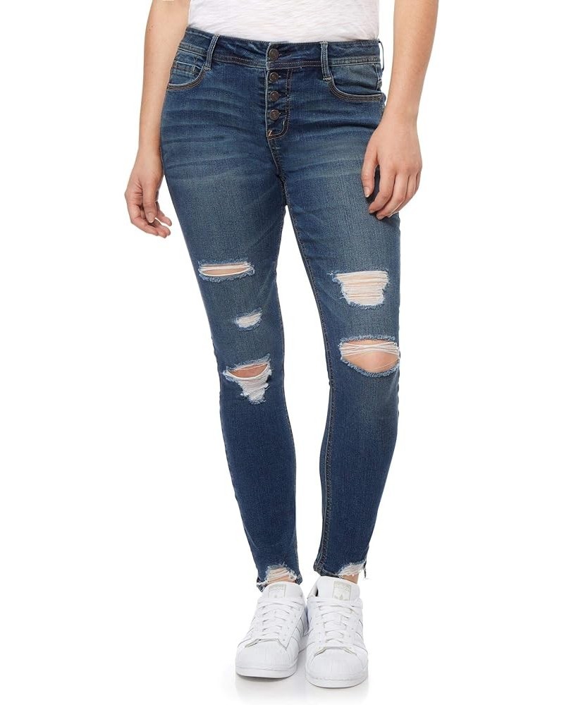 Women's Flirty Curvy Skinny High Rise Insta Stretch Juniors Jeans (Standard and Plus) Plus Size Paradise $23.57 Jeans