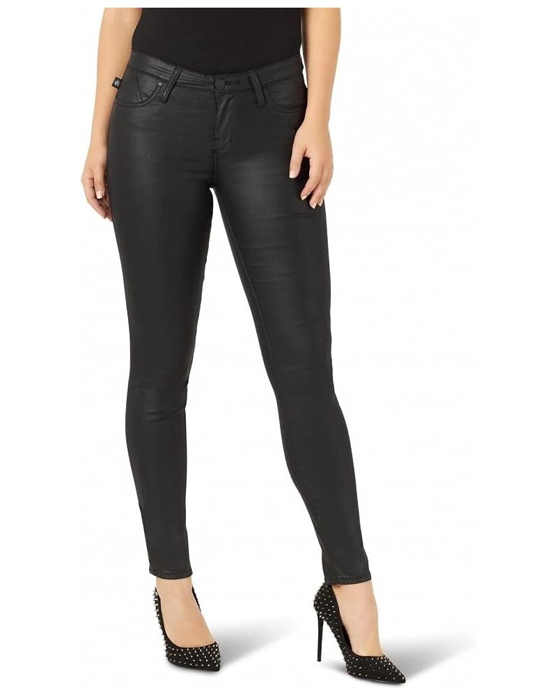 Women's Denim Rx Berlin Mid Rise Skinny Jean Black List - Coated Black $32.68 Jeans