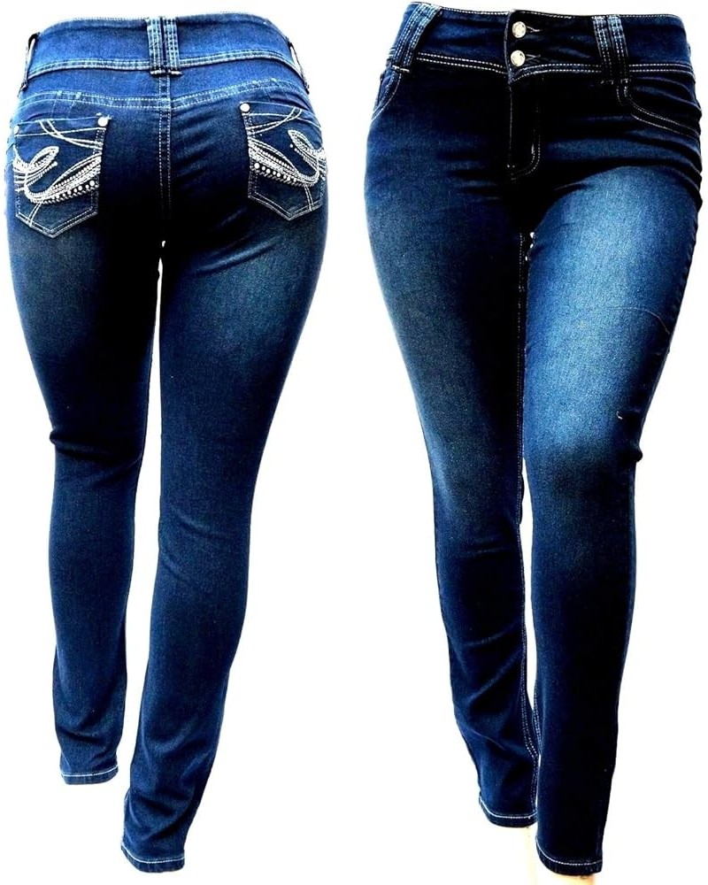 L’Square/MI Jeans/Be by Hailey Dark Blue Women's Plus Size Denim Jeans Stretch Bootcut/Skinny Pants Mi Jeans Mi-3m172ms $14.5...