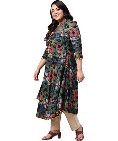 Women's Cotton Printed Anarkali Kurta for Mother's Day Multi. $14.80 Tops