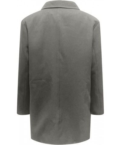 Blazer Jackets for Women Fashion Plus Size Blazer Dress Lightweight Work Office Suit Jacket Business Casual Outfits B Gray $9...