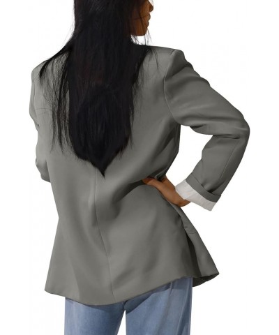 Blazer Jackets for Women Fashion Plus Size Blazer Dress Lightweight Work Office Suit Jacket Business Casual Outfits B Gray $9...