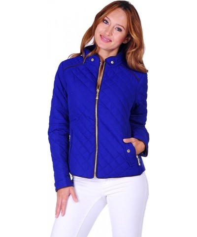 Women's Lightweight Quilted Jacket (Size S - 3X) Royal $22.12 Jackets