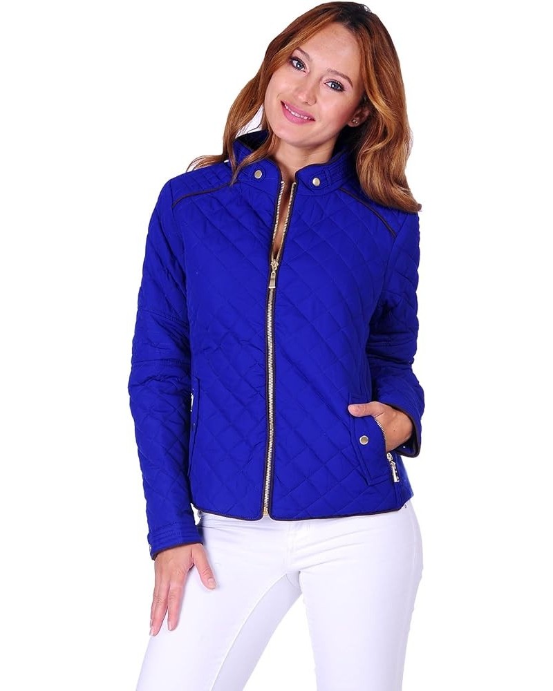 Women's Lightweight Quilted Jacket (Size S - 3X) Royal $22.12 Jackets