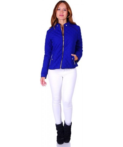 Women's Lightweight Quilted Jacket (Size S - 3X) Royal $22.12 Jackets