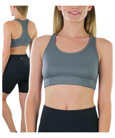 Women’s Seamless Athletic Top or Non-Padded Sports Bra Sports Bra - Charcoal $8.77 Activewear