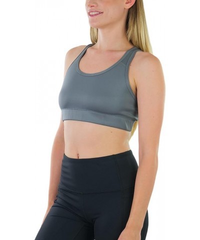 Women’s Seamless Athletic Top or Non-Padded Sports Bra Sports Bra - Charcoal $8.77 Activewear