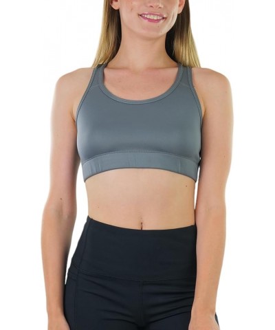 Women’s Seamless Athletic Top or Non-Padded Sports Bra Sports Bra - Charcoal $8.77 Activewear