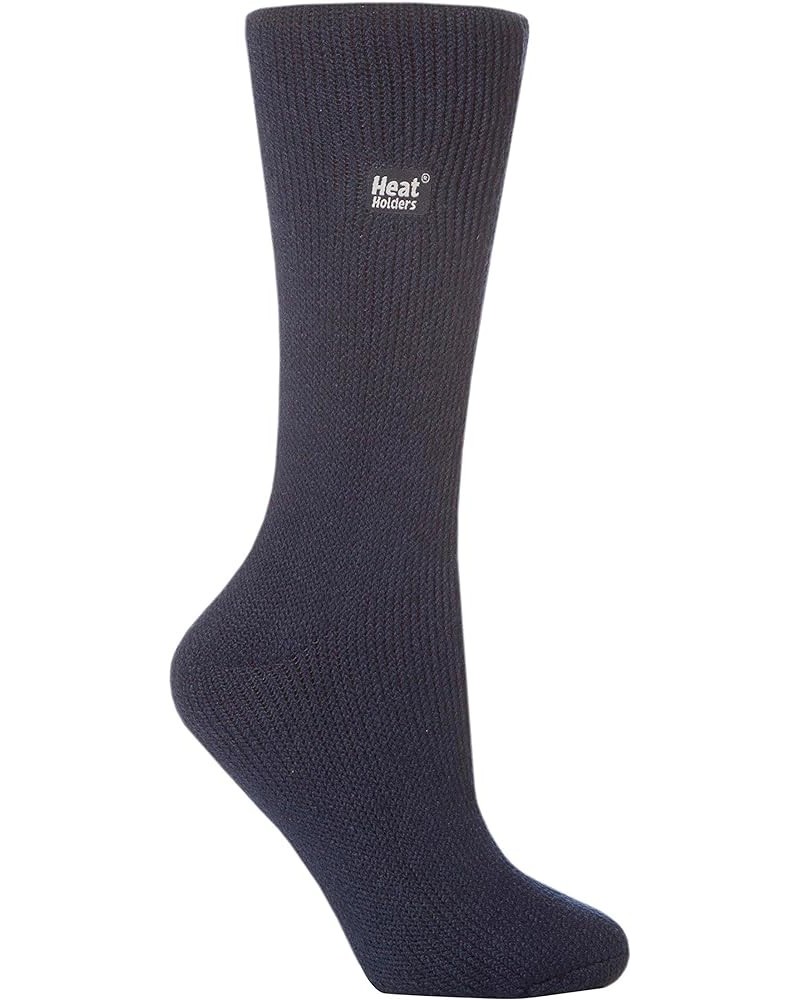 Women's Thermal Long Ski Socks Size 5-9 US Navy $15.36 Activewear