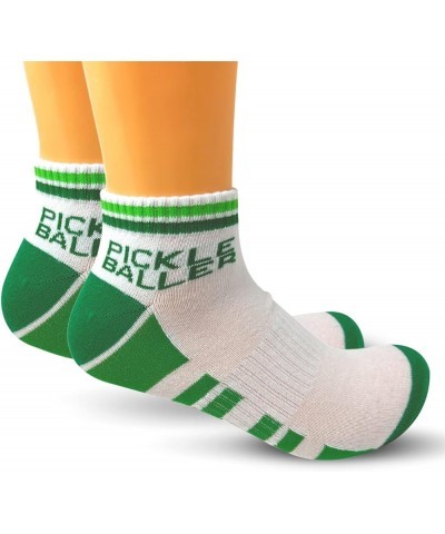 Performance Socks Men & Women Novelty Athletic Socks for Sports Golf Tennis Pickleball Yoga Unisex Pickleball Ankle $13.17 Socks