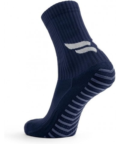 Grip Socks Soccer, Non Slip Socks for Football, Futsal, LAX, Pickleball, Neon Socks for Men and Women Navy Blue $14.49 Socks