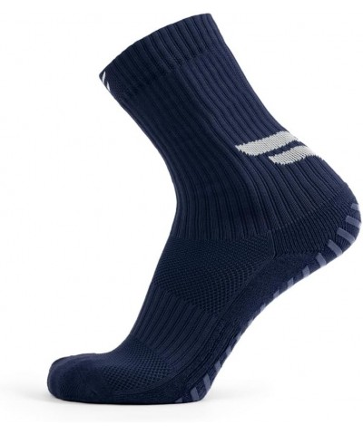 Grip Socks Soccer, Non Slip Socks for Football, Futsal, LAX, Pickleball, Neon Socks for Men and Women Navy Blue $14.49 Socks