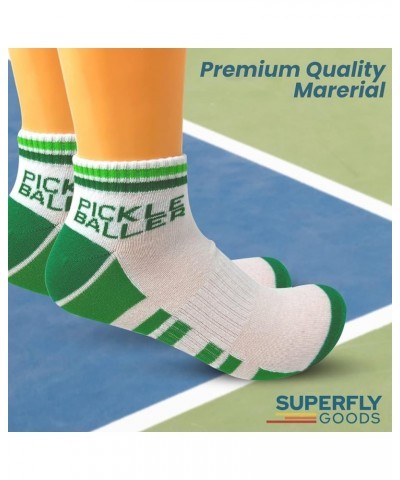 Performance Socks Men & Women Novelty Athletic Socks for Sports Golf Tennis Pickleball Yoga Unisex Pickleball Ankle $13.17 Socks