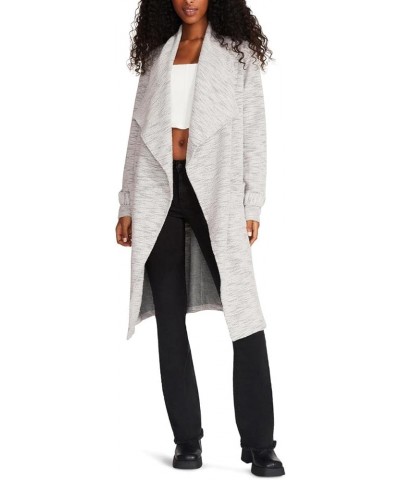 BB Dakota Womens Long Duster Coat Heather Grey $9.03 Jackets