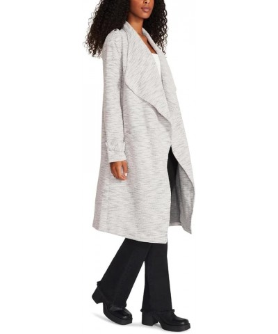 BB Dakota Womens Long Duster Coat Heather Grey $9.03 Jackets