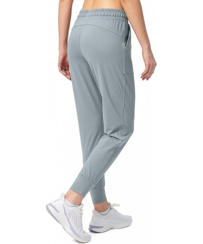 Women's Jogger Pants High Waisted Athletic Sweatpants Drawstring Lounge Joggers for Women with Pockets Bright Grey $18.69 Pants