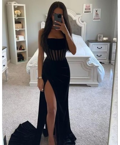 Long Cowl Neck Silk Satin Prom Dresses with High Slit 2024 Mermaid Formal Evening Party Gowns Red $35.09 Dresses