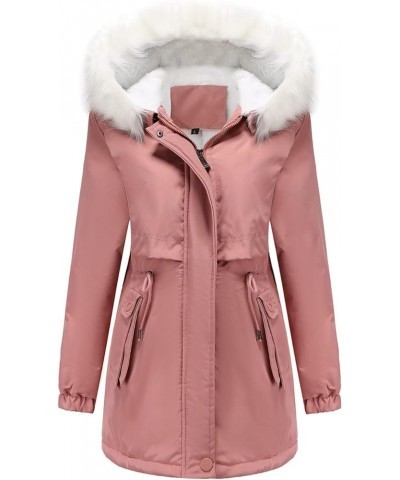 Winter Long Coats for Women Oversized Puffer Down Long Sleeve Hooded Jackets Thick Warm Parkas Outdoor Overcoat Winter Coats ...