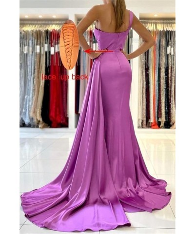 One Shoulder Bridesmaid Dresses Mermaid Prom Dresses Bodycon Wedding Dresses Evening Gowns with Slit RYZ507 Yellow $37.95 Dre...