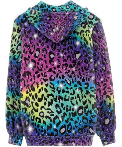 Y2K Zip Up Hoodie Women Oversized Full Zip Long Sleeve Sweatshirt Womens Hoodies Leopard Print $20.13 Hoodies & Sweatshirts