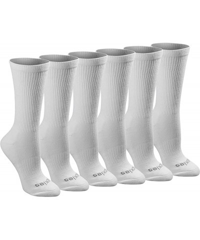 Women's Dritech Advanced Moisture Wicking Crew Sock (6/12 Packs) White Solid (6 Pairs) $10.82 Socks