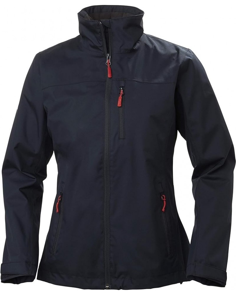 Women's Crew Midlayer Waterproof Windproof Breathable Sailing Jacket 598 Navy $53.17 Jackets