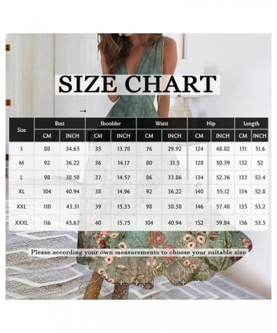 Women's V Neck Summer Dress Casual Sleeveless Swing Pleated Sundress Fashion Fit Floral Flowy Maxi Dress 01-army Green $15.02...