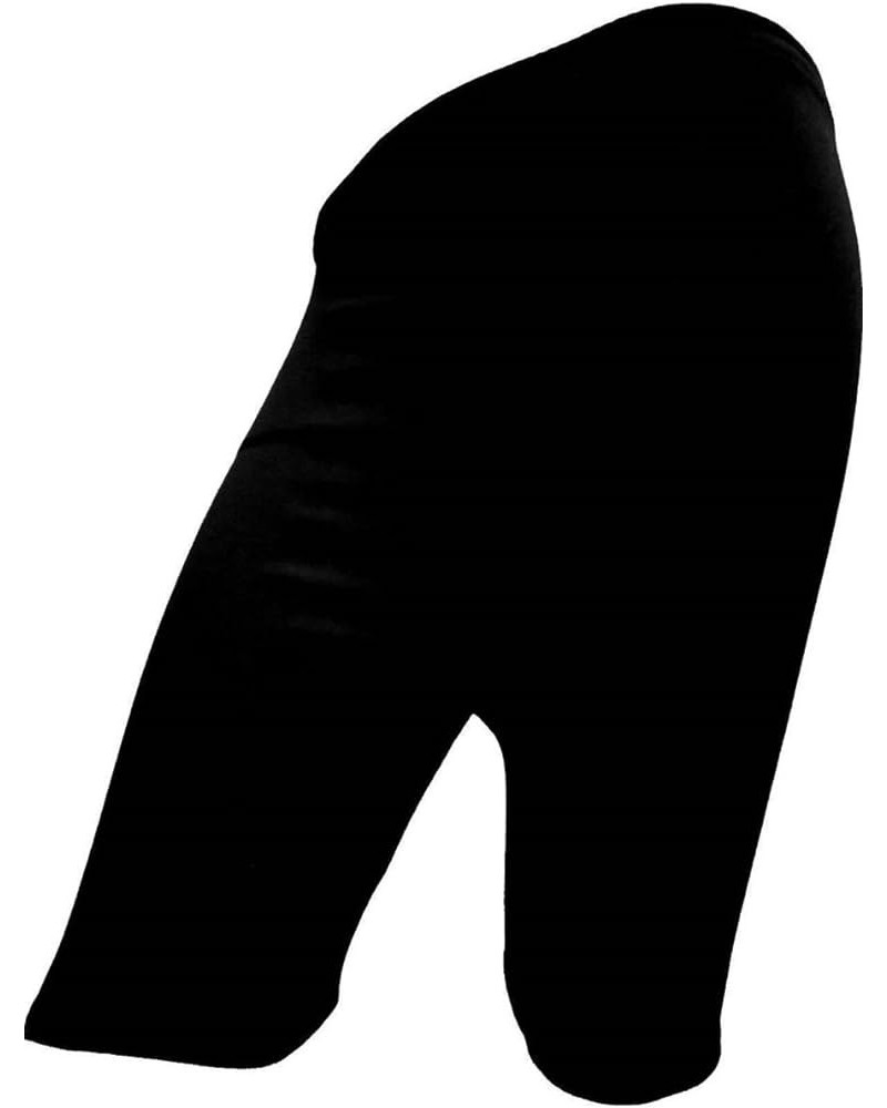 Ladies Cotton Knee Length Dance Cycling Gym Shorts Black $8.92 Others