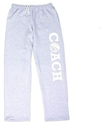 Cheer Coach Sweatpants | Cheerleading Apparel by ChalkTalk Sports | Multiple Colors | Youth and Adult Sizes Adult Gray $25.79...