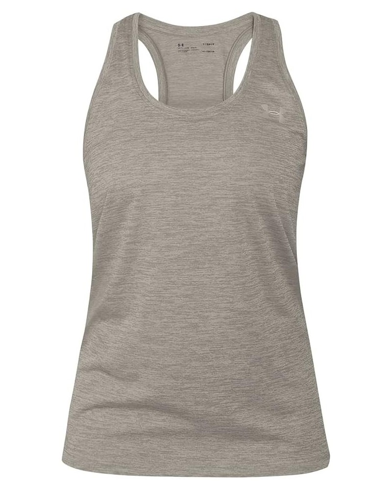 Women's Tech Twist Tank Top (558) Tin / Ghost Gray / Metallic Silver $10.48 Activewear