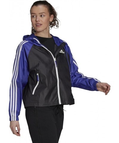 Women's Basic 3-Stripes Wind Jacket Semi Night Flash $16.11 Jackets