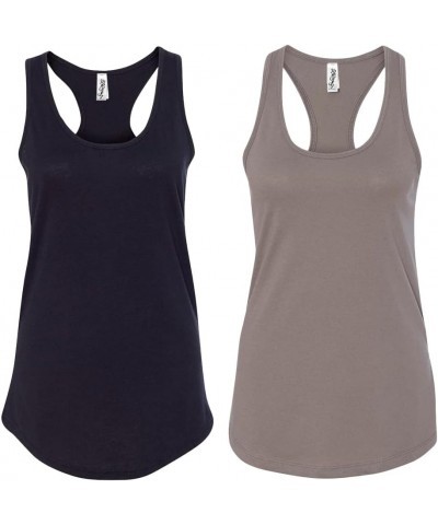 Women's Racerback Sleeveless Workout Tank Top Cami Scoop Neck Summer Tank Banana Cream $9.45 Tanks