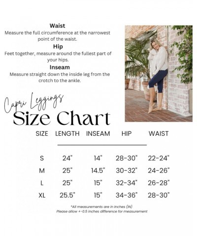 Womens High Waist Basic Solid Cotton Soft Capri Leggings Navy $11.31 Leggings