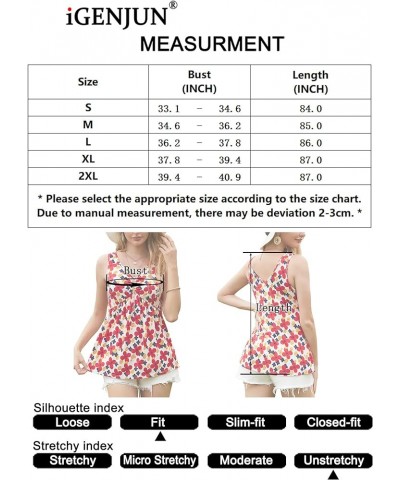 Women's Summer Bamboo Loose Fit Sleeveless Tops V Neck Floral Babydoll Tank Tops F6-elated $15.11 Tanks